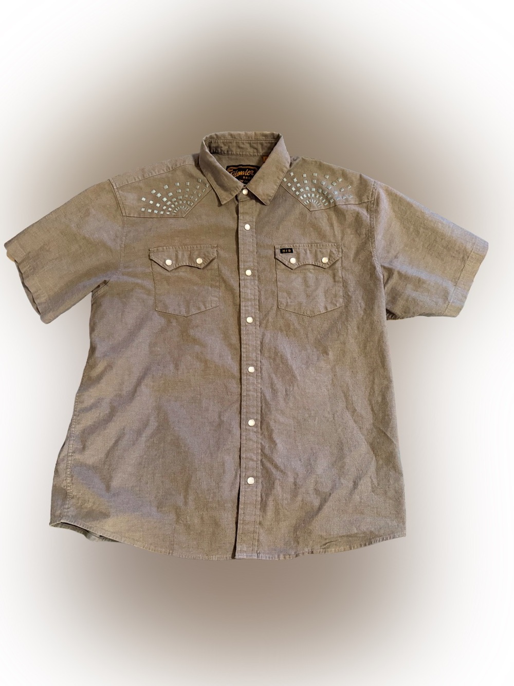 Howler Brothers Crosscut Deluxe Snapshirt- size L
